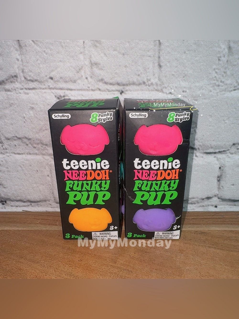 NeeDoh Teenie Funky Pup of 3 Bundle